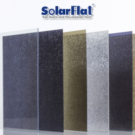 Tấm Poly SolarFlat nhám sần hạt nước  