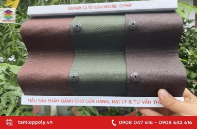 Bật mí cách phân biệt tấm lợp sinh thái Onduline thật - giả