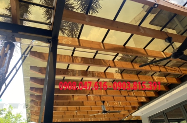 Dịch vụ thi công tấm lợp lấy sáng polycarbonate 