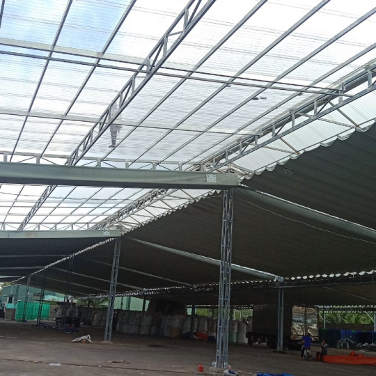 Tôn poly sóng tròn